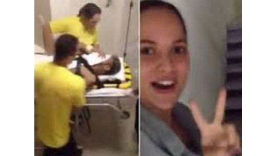 Echan a enfermera que viralizó el video de Neymar hospitalizado