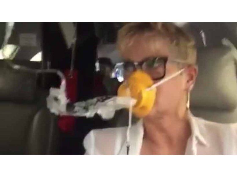 Avión privado de Xuxa fue alcanzado por un rayo en Brasil