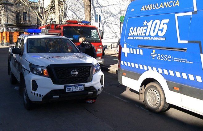 Foto: Subrayado. Operativo policial de este miércoles en Plaza Seregni.