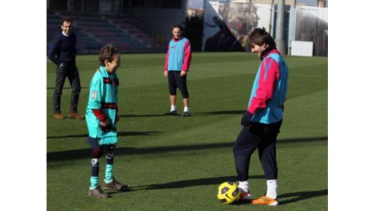 El niño que hizo emocionar a Messi hasta las lágrimas