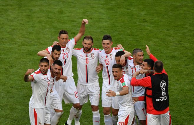 Serbia le ganó a Costa Rica por 1-0 en Rusia.