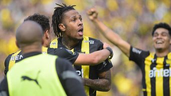 Festejos de Peñarol. Foto: FocoUy.