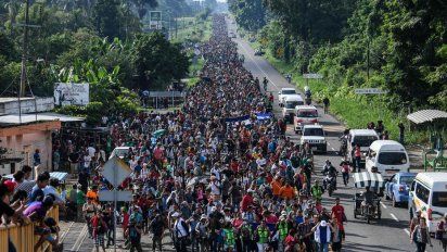 la larga marcha de miles de hondurenos hacia estados unidos