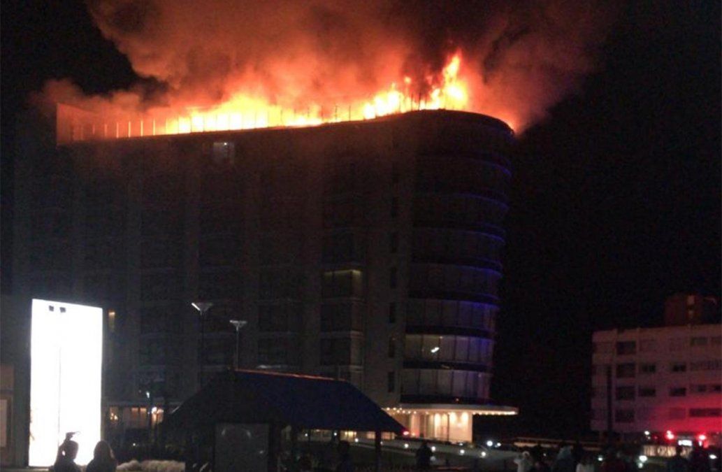 Incendio en The Grand Hotel de Punta del Este