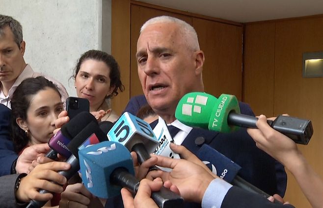 Carlos Negro en rueda de prensa, este lunes 8 de diciembre.&nbsp;