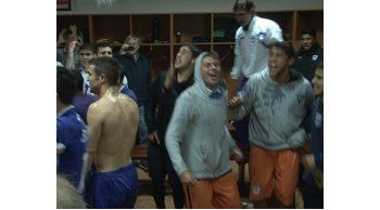 Así festejó Defensor tras clasificar a semis de la Libertadores