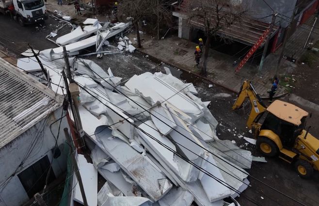Inumet registró racha de viento de 129 km/h en Salto durante el peor momento del temporal