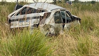 mujer fallecio en siniestro de transito en florida y su acompanante sufrio politraumatismos