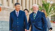 Xi Jimping con Lula Da Silva en China, 2023. Foto: AFP