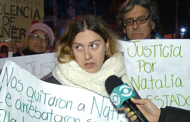 Yanina Lagos, hermana de la víctima.