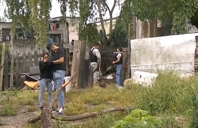 El lugar donde fue hallada la joven este miércoles.