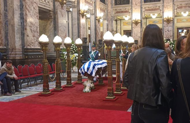 Velatorio de Juan Andrés Ramírez. Foto: Beatriz Martínez, Subraydo.