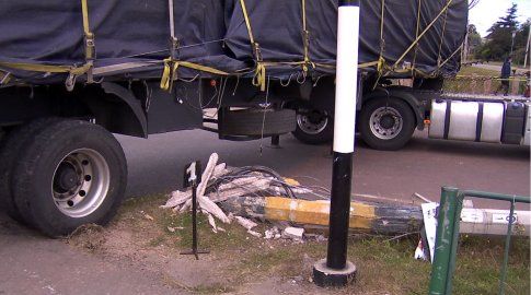 Foto: Subrayado. Accidente grave en Lagomar, Canelones.