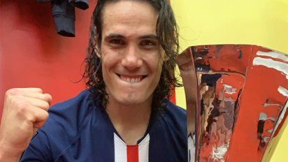 cavani comienza la temporada con otro titulo: el trofeo de campeones