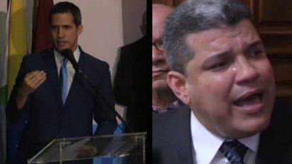 en venezuela, guaido y parra se disputan el mando tras jornada legislativa caotica del domingo