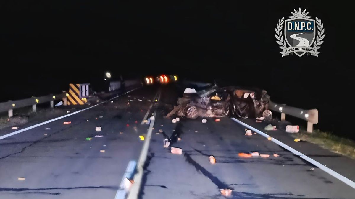 Conductor de 22 años murió tras impactar contra la cabecera de un puente en la ruta 18, en Vergara