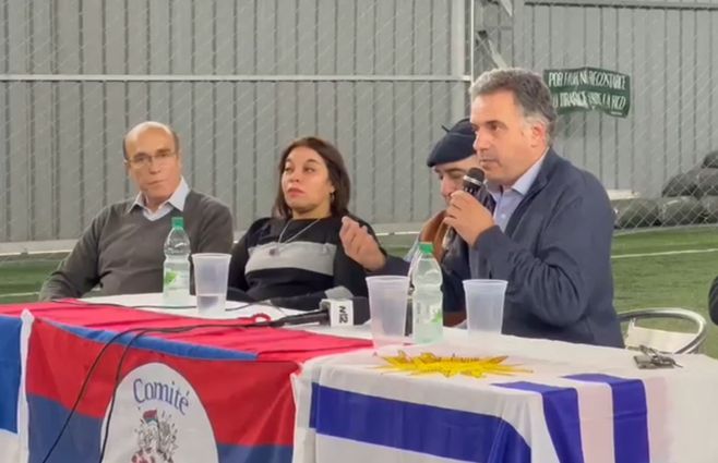 Foto: Subrayado. Martínez reapareció junto a Orsi en Cerro Largo.