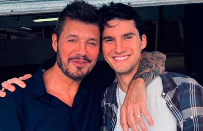 Foto: Francisco Tinelli, Instagram. Francisco junto a Marcelo Tinelli, su padre.