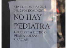 Sin pediatras en policlínicas públicas barriales