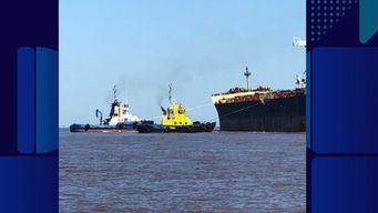 armada descarta indicios de contaminacion en buque varado con mas de 40 mil toneladas de hierro