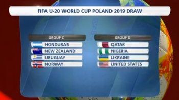 Honduras, Nueva Zelanda y Noruega, los rivales de Uruguay en el Mundial Sub-20 de Polonia