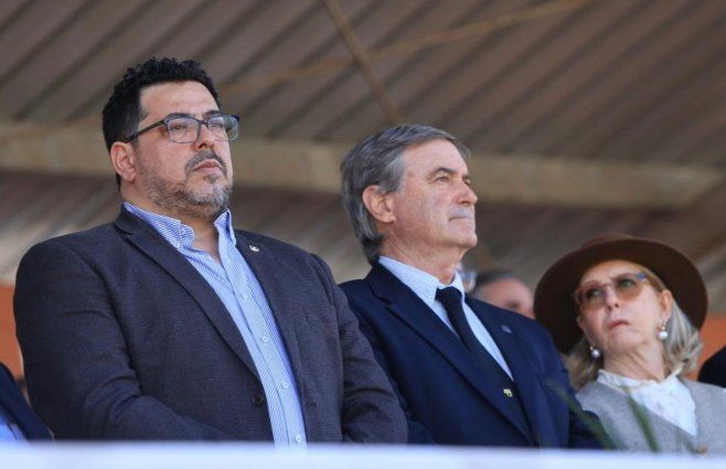 Foto: FocoUy. Alejandro Sánchez, secretario de Presidencia, en cierre de Expo Prado 2026.