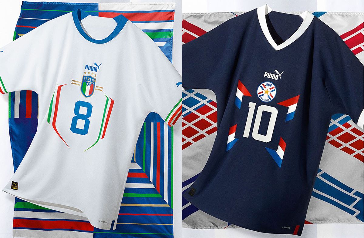 Cómo hizo Puma las camisetas alternativas de otros países?, camisetas de  fútbol en uruguay 