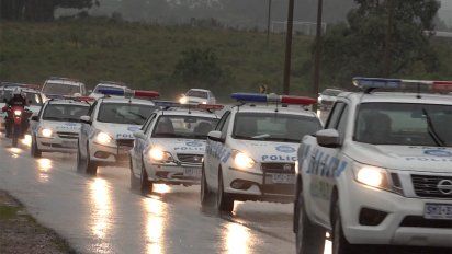 coordinador de jefatura de maldonado y dos subalternos detenidos