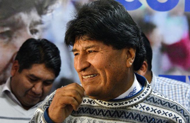 Evo Morales, expresidente de Bolivia. Foto: AFP