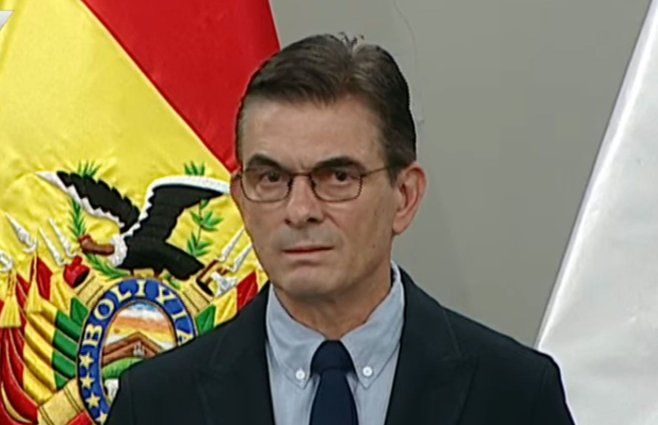 Contribuimos activamente con la seguridad de la región y del mundo, dijo el presidente de Bolivia tras la captura de Marset. Foto: captura de video de Bolivia TV Oficial.