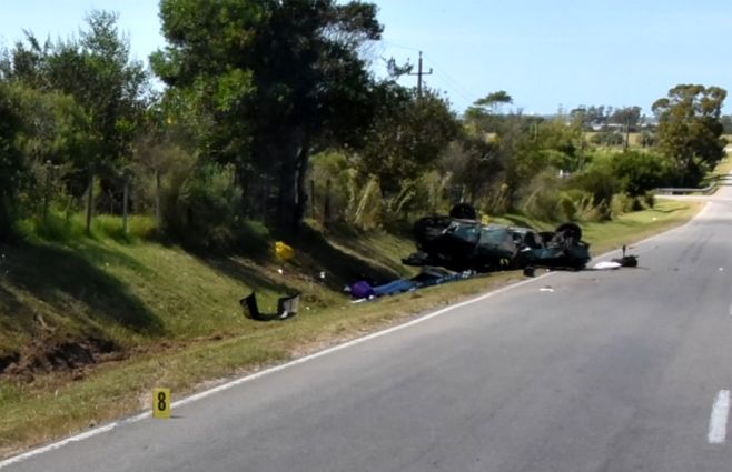 Accidente fatal en Maldonado