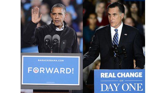 Obama tiene discurso de victoria y derrota, Romney solo victoria
