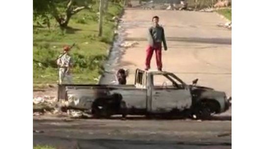 Barrio Marconi acordonado por la Policía por desobediencia civil