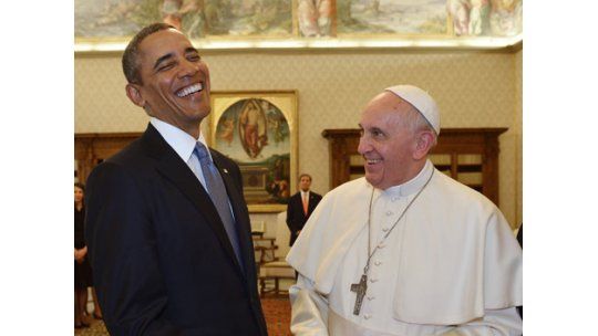 Obama se reunió con Francisco y le dijo que es su admirador