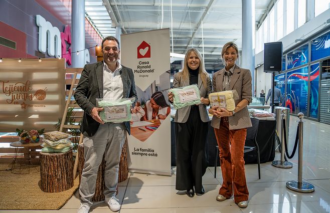 Alex Malachowski, Sandra Marcos y Karina Tucuna