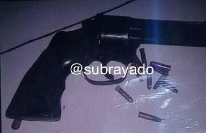 Foto del revólver que tenía en su celular el acusado de matar a Micaela.
