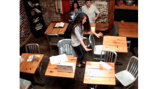 Insólita promoción en Nueva York previa al estreno de Carrie