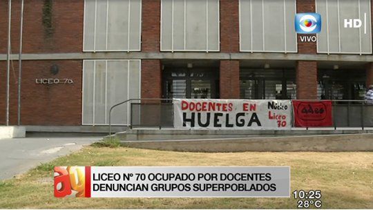 liceo 70 ocupado