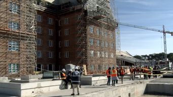 los avances en la obra donde estaba el viejo hotel san rafael y la fecha que adelanto cipriani para abrir