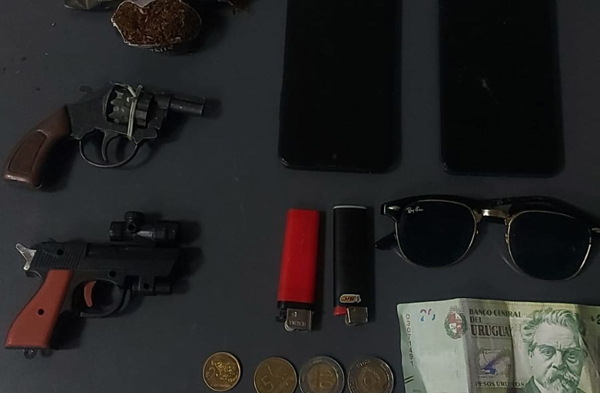 Foto cedida a Subrayado. Los dos menores y el mayor fueron detenidos en la madrugada de este jueves en Pocitos.