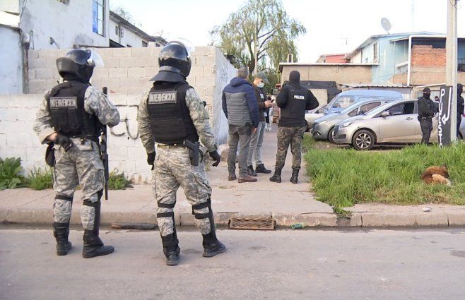 Foto: Subrayado. Allanamientos en Cerro Norte.