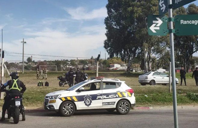 Foto: Subrayado. El crimen ocurrió en las canchas de baby fútbol ubicadas en las calles Lauro Ayestaran y Rancagua.