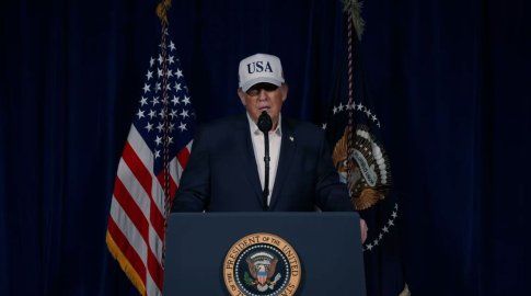 Trump en el video publicado en redes sociales.&nbsp;