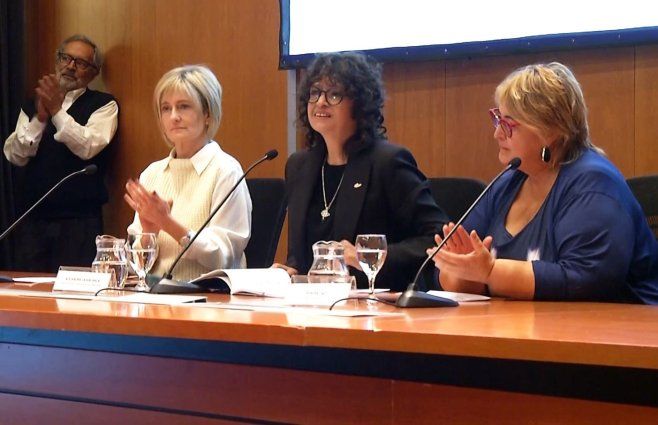 Foto: Subrayado. De izquierda a derecha: Gabriela Valverde, Alejandra Casablanca y Sandra Lazo.