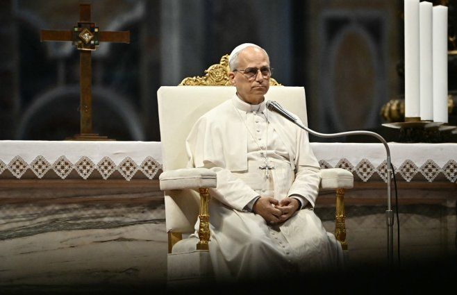 Foto: AFP. Papa León XIV.
