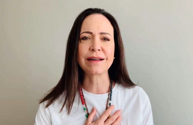 María Corina Machado. Foto: AFP