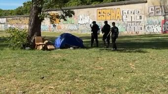 Operativo para levantar personas en calle este viernes.