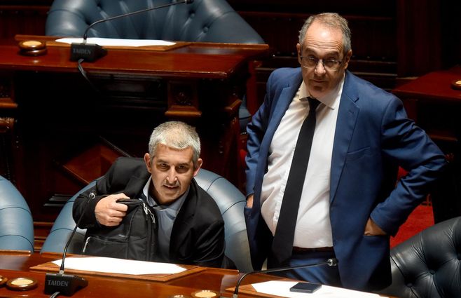 Pablo Caggiani y Mahía. Foto: Foco UY