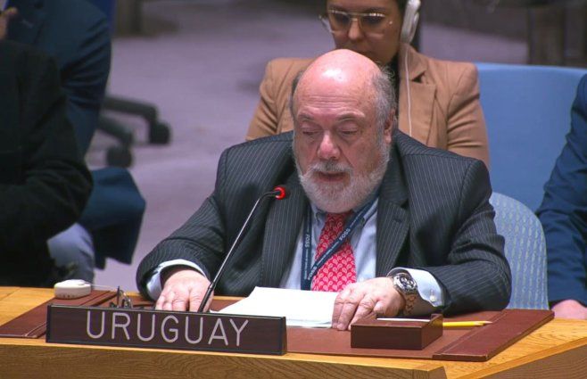 Carlos Amorín, representante de Uruguay en el Consejo de Seguridad de la ONU.