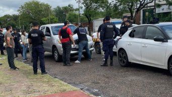 Foto cedida a Subrayado. El momento de la detención del edil de Salto Álvaro Godoy.